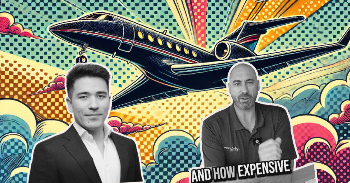 Using TikTok to sell private jet travel