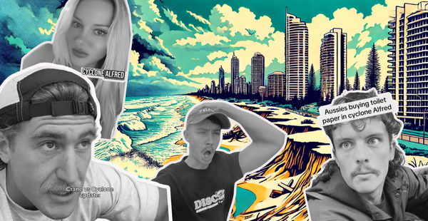 How Cyclone Alfred played out on TikTok