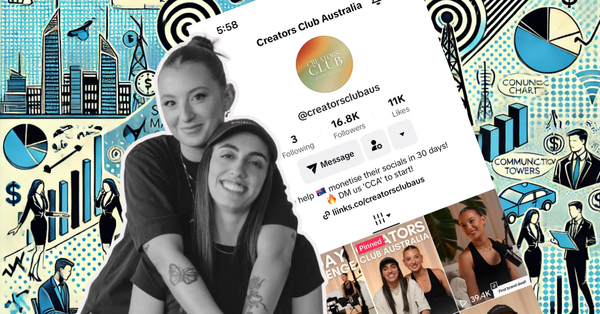 Taz and Alessia launches Creators Club Australia